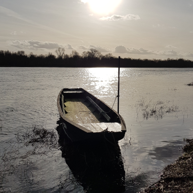 Coucher de soleil sur la Loire