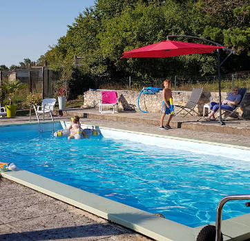 Le plaisir de la baignade pour petits et grands, dès que la météo le permet